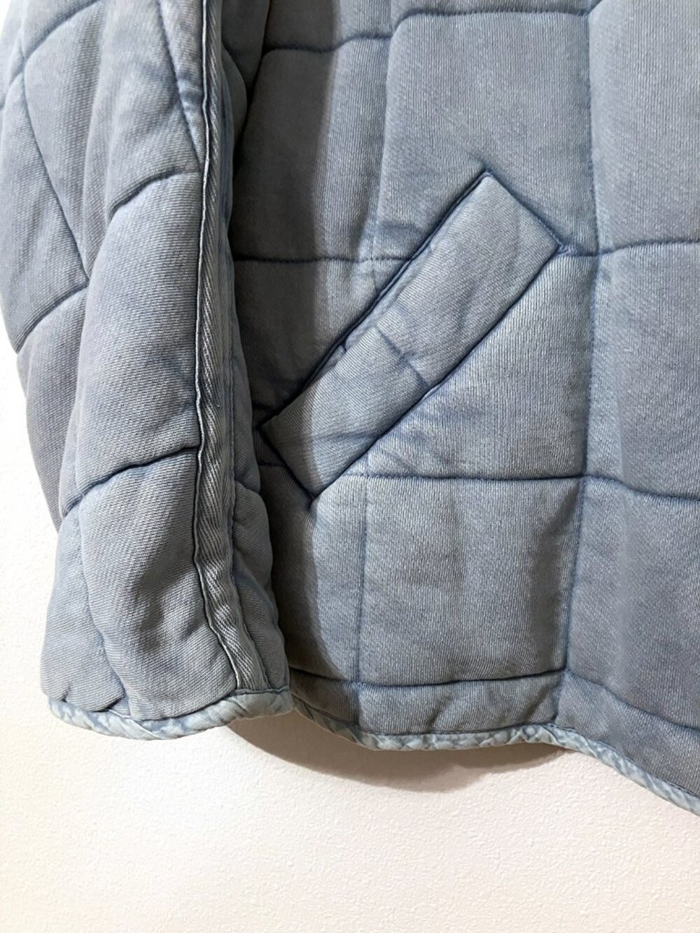 Free People Quilted Dolman Jacket, Wavy Waters | Size M - Picture 4 of 10